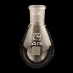 Evaporating Flasks, Single Neck Capacity 25ml. Joint Size 14/20.